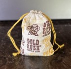 Vintage 1973 Topps Gold Rush Bubble Gum Nuggets Drawstring Bag Pouch Sack Pack