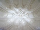 Antique Victorian English Heavy White Pottery Pudding Aspic Jello Mold