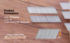 Meite 16 Gauge 20 Degree Angled Finish Nails Gal  1-1 2 To 2-1 2 Inch Fn Type