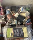 Large Lot Of Sewing Notions Scissors  Pin Cushions  Thread  Bobbins  Bias Tape