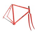 Cinelli Supercorsa Frameset 52 5cm C-t Ferrari Red Columbus Slx Italy New Nos