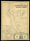 Ca 1945 Northwestern Pacific Railroad Map Sp Rr Western Division Sausalito