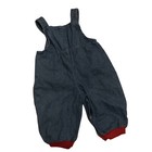 Vintage Cuties By Judy Jean Denim Blue Overalls Dinosaur Size 6 9 Months