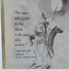 Antioch Book Plates Don Quixote Quote 50 Sealed In Original Box Vintage New