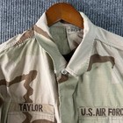 Vtg Military Combat Coat Mens Medium Short Desert 3 Camo Pattern Ripstop