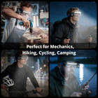 Safety Glasses With Lights Rechargeable Led Waterproof  hard Case  usb-c Cob xte