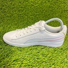 Puma Vikky V2 Womens Size 8 White Pink Athletic Casual Leather Shoes Sneakers