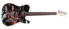 Michael Jackson Thriller Facsimile Autographed Signed Graphics Photo Guitar