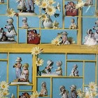 Vtg 1970s Holly Hobbie Wrapping Paper American Greetings Gift Wrap 2 Sheets