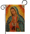 Lady Of Guadalupe Burlap Garden Flag Religious Faith Decorative Gift Yard Banner