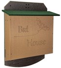 Jcs Wildlife Poly Lumber Large Triple Chamber Bat House - Holds Up To 300 Bats 
