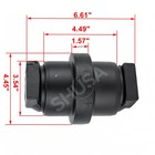 2pcs Bottom Roller Track Roller For Ihi 35n Heavy Equipment Mini Excavator