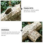 Guinea Pig Tube Rabbit Tunnel Toys Straw Nest Hamster Playground Tunnels Grass