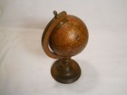 Vintage Miniature Desk Top  Old World Globe Made In Italy 8 In Tall  Sea Monster