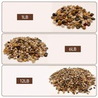 6 Lb Aquarium Gravel 3 8 In Polished Fish Tank Rocks For Aquarium Decor River   