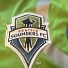 Adidas Seattle Sounders Fc Mls Soccer Jersey Green Blue Size Men   s M