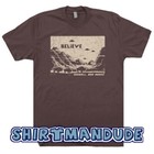 Ufo Aliens T Shirt Roswell Area 51 Believe Cool Graphic X Files Flying Saucer  