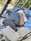 Michael Kors Mk Jet Set Travel Double Zip Phone Case Card Holder Wristlet Wallet