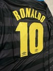 Inter Milan 1997 1998 Third Kit Striped Long Sleeve - Ronaldo  10 All Sizes New