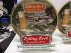 Rolling Rock Beer Napkin Holder Set Latrobe Pa Round Bar Sign