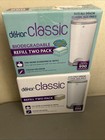 Dekor Classic Diaper Pail Refill 2 Pack Lot - Total  5  Bags