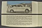 1960 Lancia Appia Brochure Folder Vignale Coupe Wagon Original 4-language Text