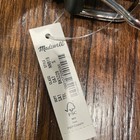 Nwt Madewell Sz S True Black Essential Wide Leather Belt Silver Buckle Nn919