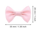 Tupalizy Mini Satin Ribbon Bows Small Craft Sewing Fabric For Pink