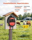 Vevor Electric Fence Charger 10kv 1j Ac Dc Electric Fence Energizer 1 86m Range
