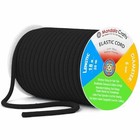 Elastic Cord 5mm Black Spandex Nylon Stretch Sewing String 20 Yard Bikini Hair