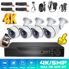 H 265 4ch 5mp Lite Dvr 1080p Hd Cctv Security Camera System With Hard Drive 1tb