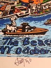 Trey Anastasio Jim Pollock Beacon Jams Poster 2020 Screen Print Signed Phish Nyc
