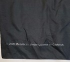 Metallica Banner Skull Graphic Black yellow orange    2000