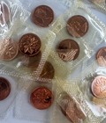 Fifty 1961-1969 Canada One Cent Coins Red 1c Uncirculated Canadian 50 Coin Lot