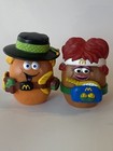 Vtg 9 Mcdonalds Mcnugget Buddies Lot 1988 Happy Meal Toys Chicken Nuggets