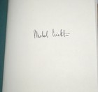 Michael Crichton Signed Jurassic Park Hardcover Illustrated 1993 Gift Edition Gd