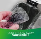 Tubshroom Toss 26pk Disposable Drain Covers - Hair Catcher Mesh Sticker Strainer