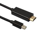 Mini Displayport Thunderbolt To Hdmi Adapter 6ft Cable For Macbook Air Pro Black