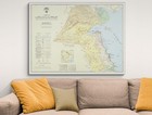 1966 Kuwait Map     Middle East Oil Fields  Production   Geographic Features
