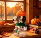Luxury New 2026 Starbucks X Peanuts Snoopy Glass Cup Gift For Halloween