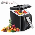 6 Quart 6 Liter Portable Electric Cooler Warmer Small Fridge W  12v Dc