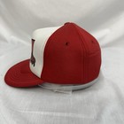 Vintage 80s Budweiser Beer Clydesdales Trucker Hat Snapback Red White Usa Made