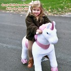 Wonderides Ride On Unicorn Toy  Kids Ride On Horse Pony For 3-4 Years M331 New