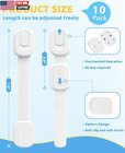 10 Pack Cabinet Locks Baby Proofing  Child Proof Cabinet Locks With 3m Adhesive