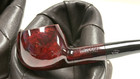 Unsmoked  Nos Royal Ascot Smooth Prince - Plum Red Finish - Tapered Ebonite Stem