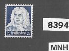 Mnh Stamp Sc 458  1935  Germany  Composer George Frideric Handel Messiah   8394