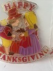 Vintage Thanksgiving Sun Catchers Plastic Hanging Signs Happy Thanksgiving Used