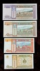 Mongolia Set Unc Tugrik Banknotes 2008 Foreign Currency Paper Money -lot Of 4-