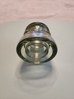 Vintage 1944 Whitall Tatum Clear Glass Insulator No  1 Made In Usa 36-44