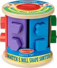 Melissa And Doug Match And Roll Shape Sorter Set New In Box  